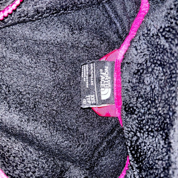 Youth XXS (5) Black Fleece North Face zip up jacket - Picture 5 of 5